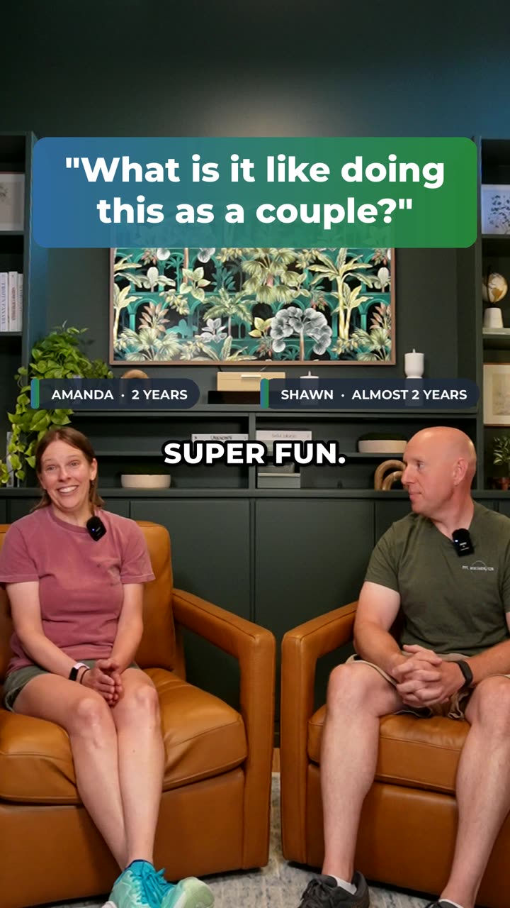 Amanda and Shawn, a Whole Health client, answering: What is it like doing this as a couple?