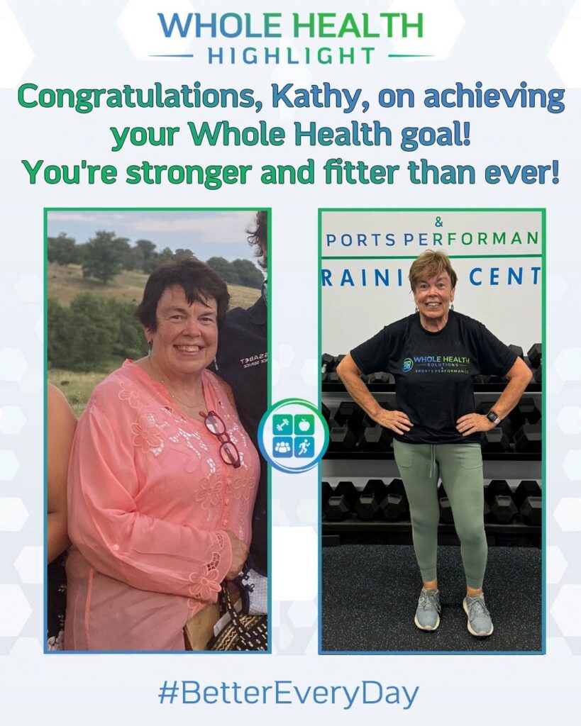 Whole Health Highlight: Kathy reached her Whole Health goal: stronger and fitter than ever.